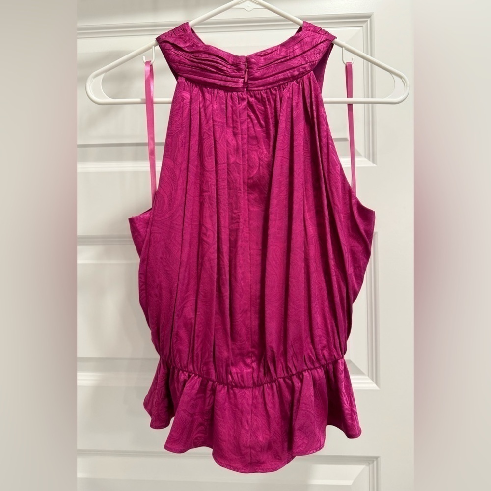 Veronica Beard Kailani Silk Blend Crop Top - Picture 9 of 13